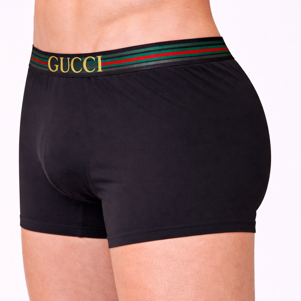 Gucci Erkek Boxer – 3'lü Deluxe Seri