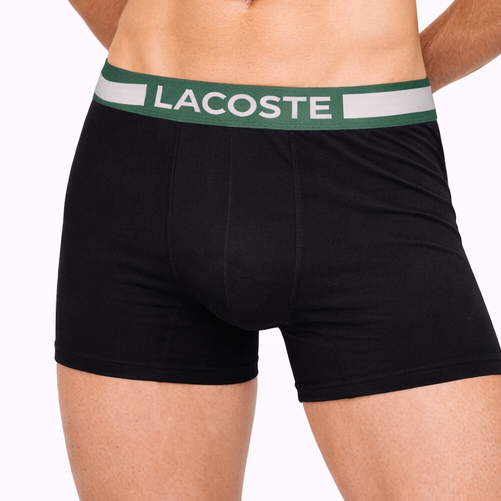 Lacoste Erkek Boxer – 3'lü Deluxe Seri