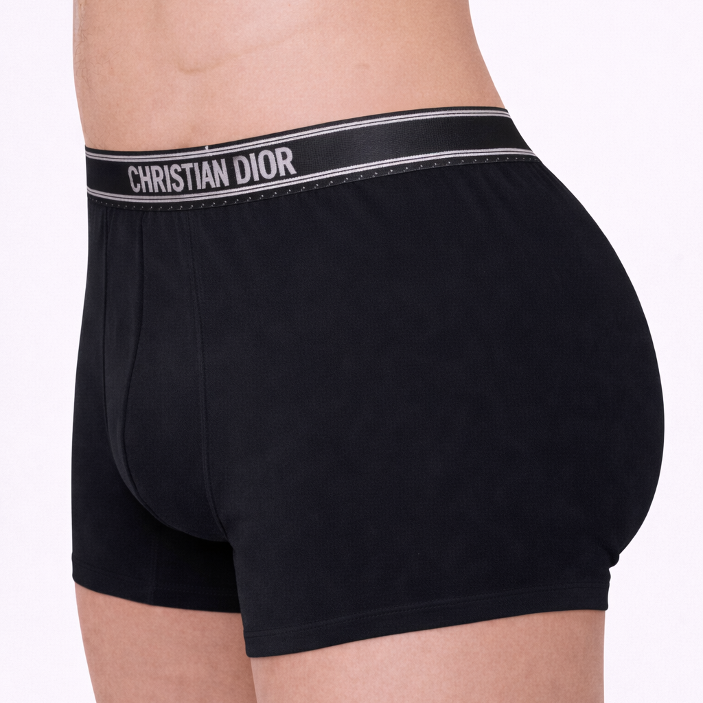 Christian DIOR Erkek Boxer – 3'lü Deluxe Seri