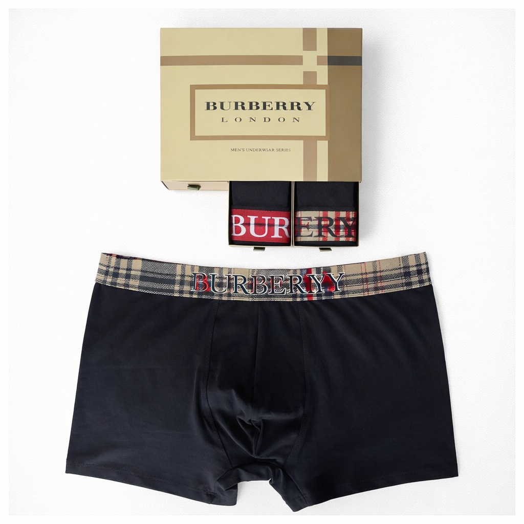 Burberry London Erkek Boxer – 3'lü Premium Seri