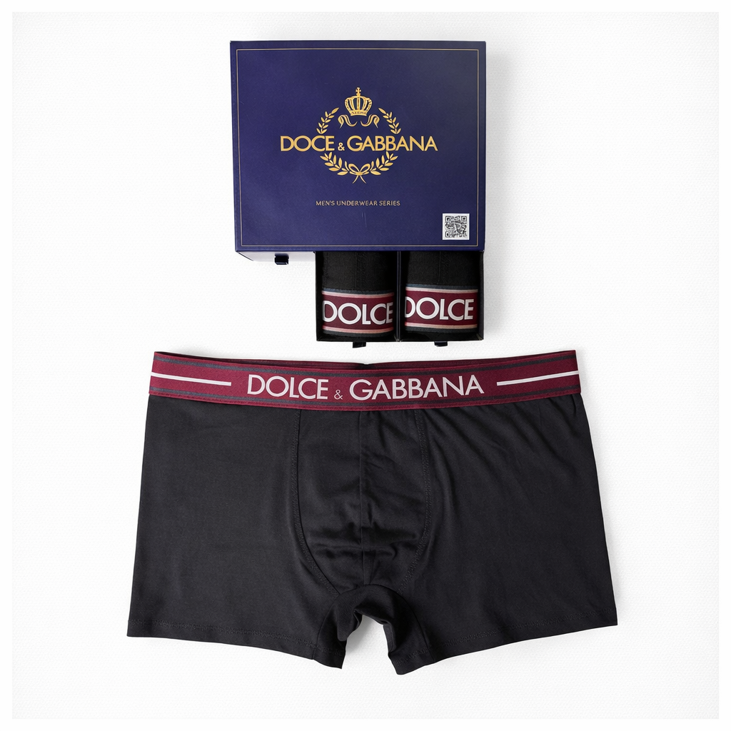 Dolve & Gabbana Erkek Boxer – 3'lü Premium Seri