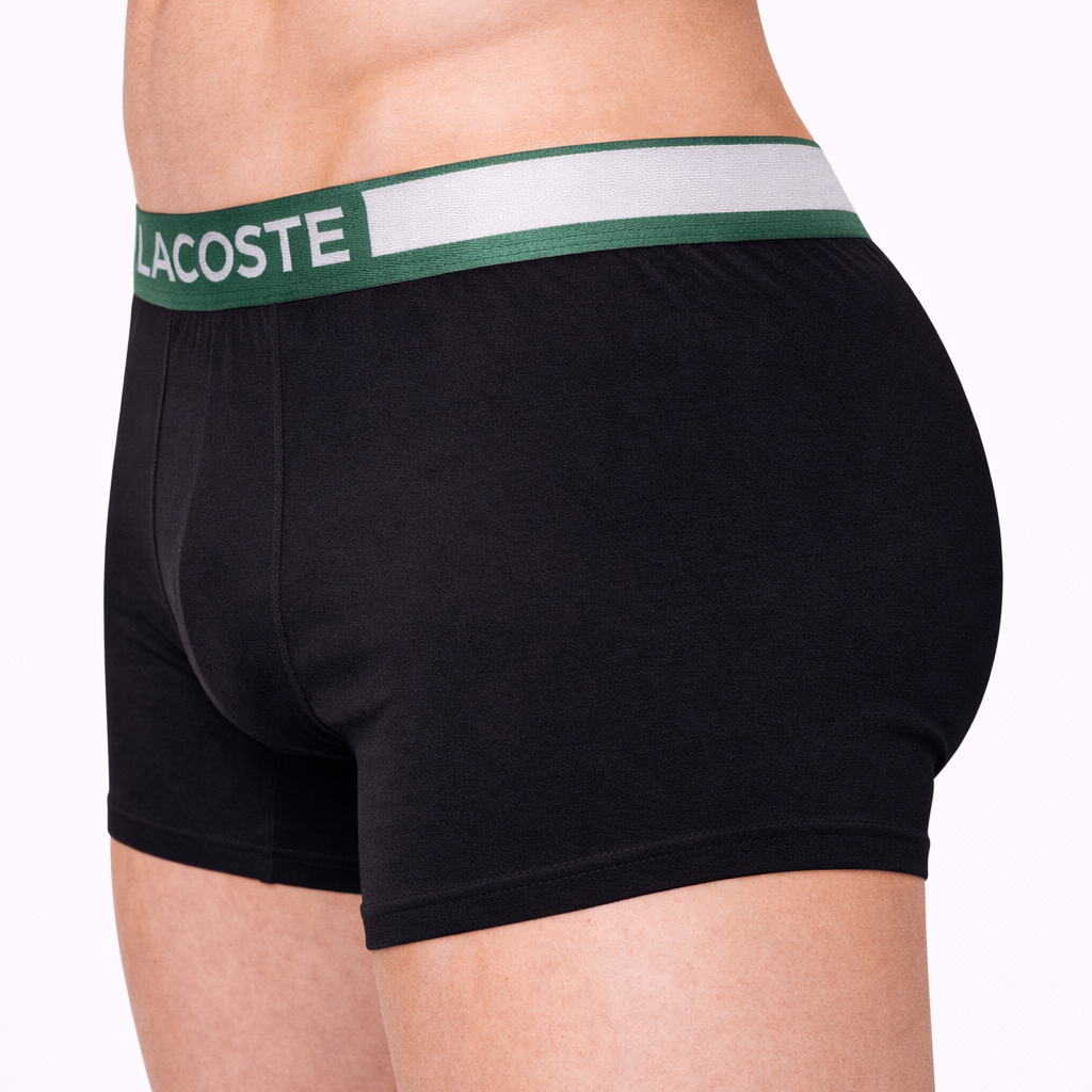 Lacoste Erkek Boxer – 3'lü Deluxe Seri