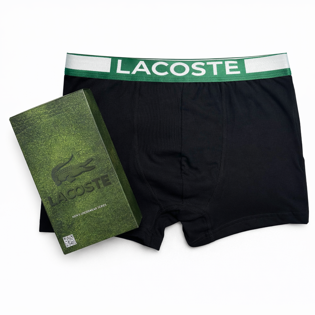 Lacoste Erkek Boxer – 3'lü Deluxe Seri