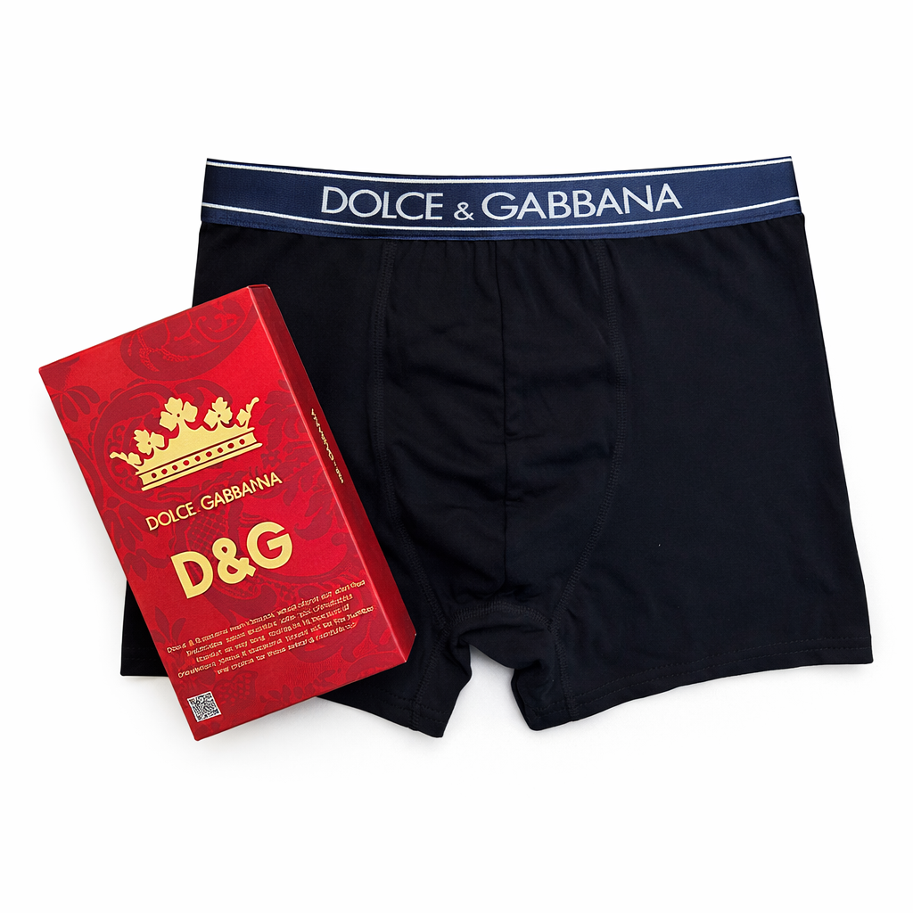 Dolce & Gabbana Erkek Boxer – 3'lü Deluxe Seri