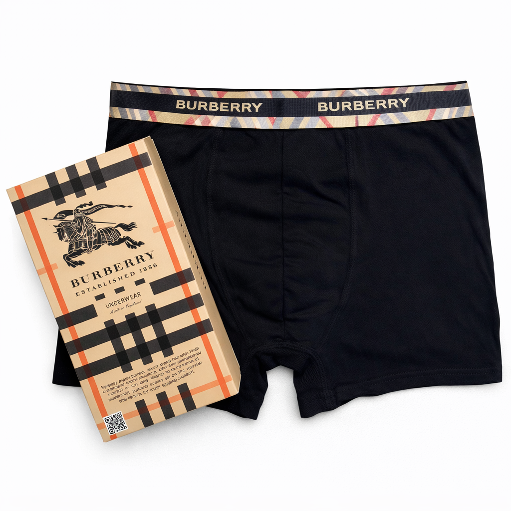 Burberry Erkek Boxer – 3'lü Deluxe Seri
